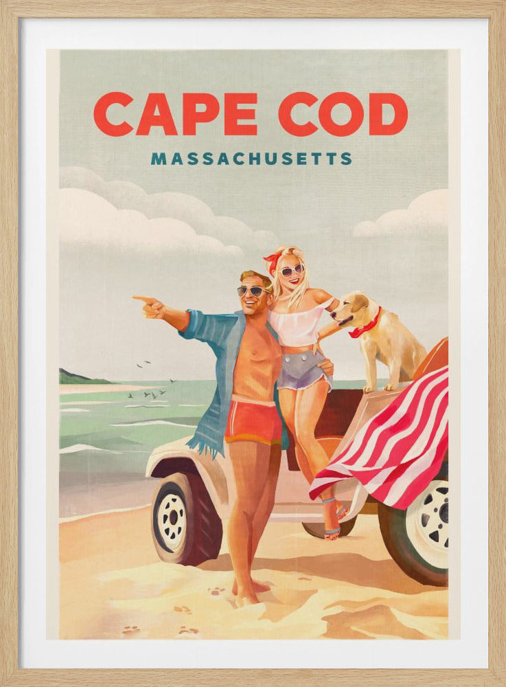 Cape Cod Massachusetts Summer Beach Art - Poster / Art Print