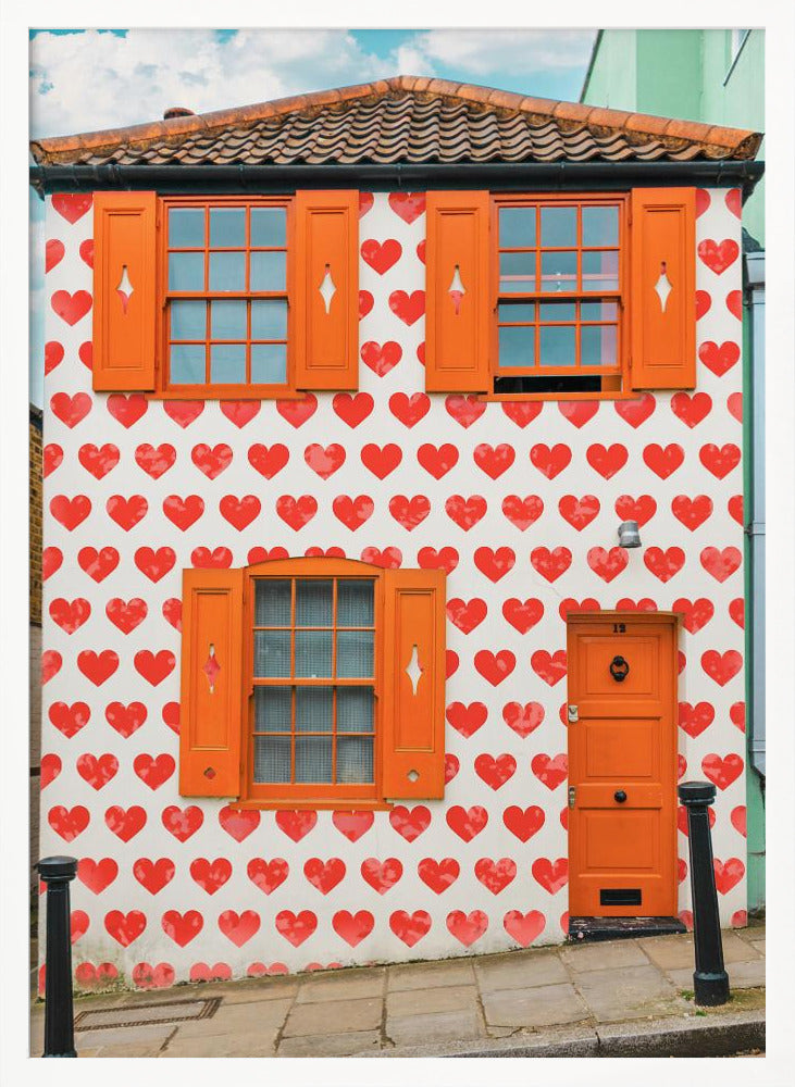 Valentines Day House - Poster / Art Print