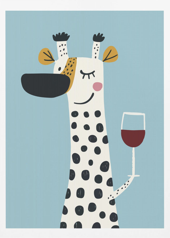 Cute Cartoon Cheers No 1 - Poster / Art Print