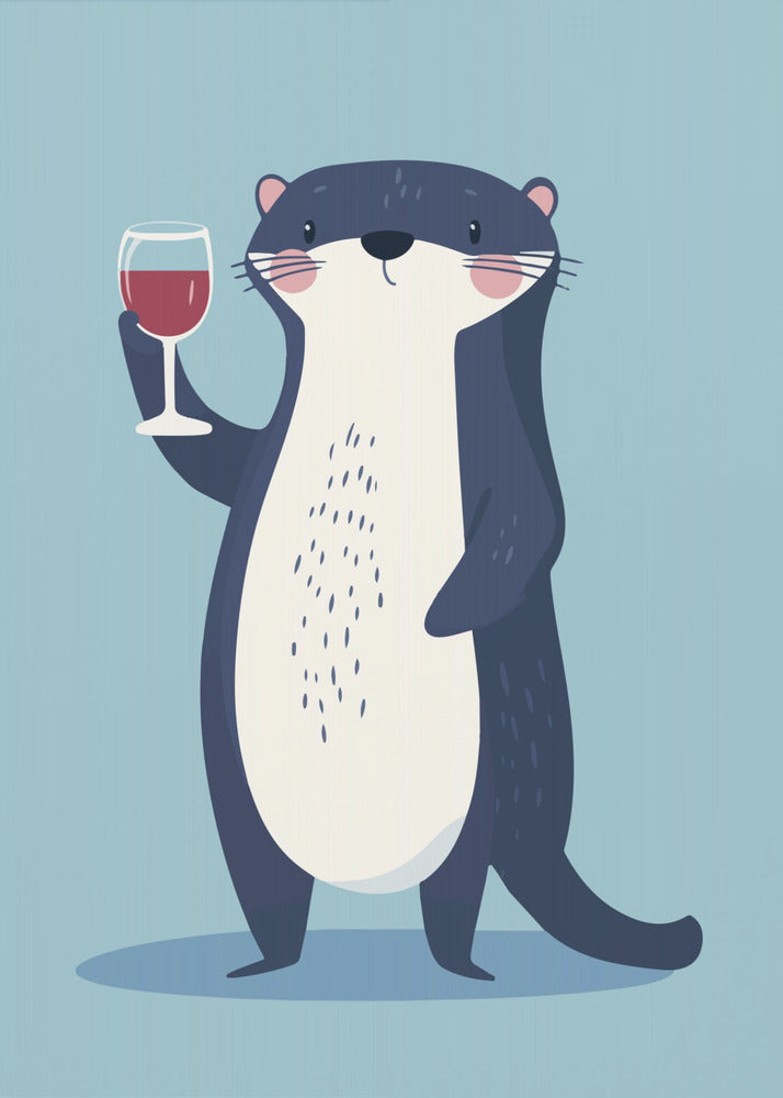 Cute Cartoon Cheers No 2 - Poster / Art Print