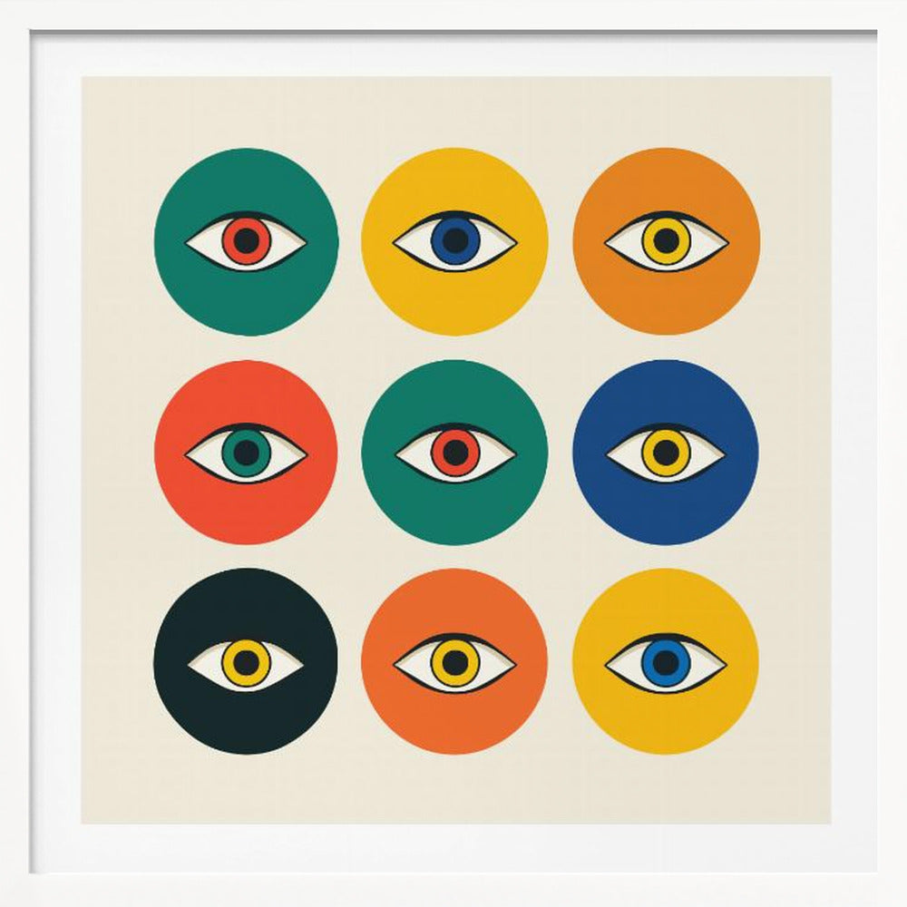 Nine Eyes - Poster / Art Print