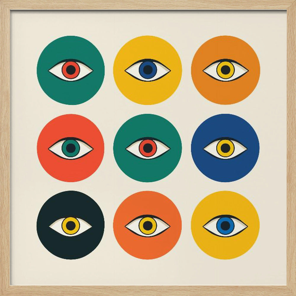 Nine Eyes - Poster / Art Print