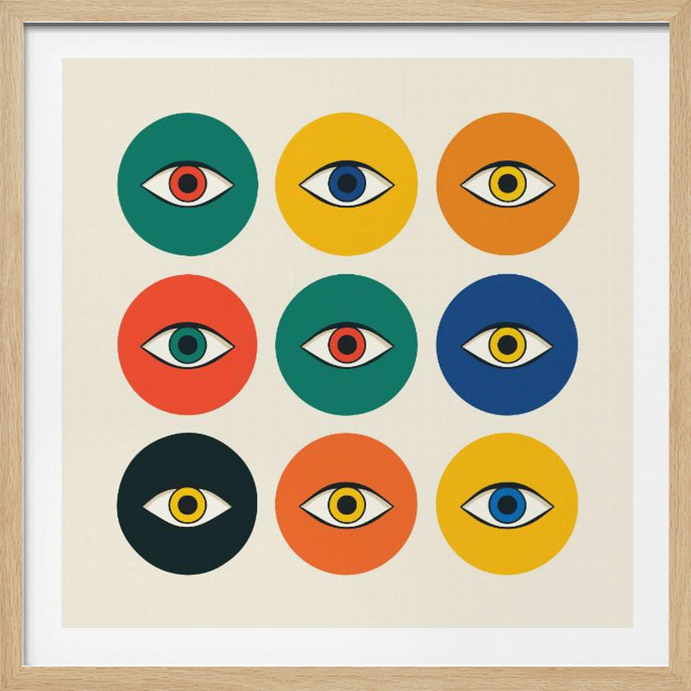 Nine Eyes - Poster / Art Print