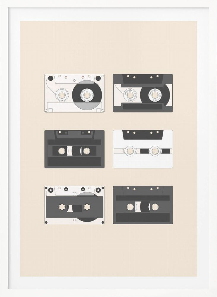 Cassette Pattern #1 - Poster / Art Print