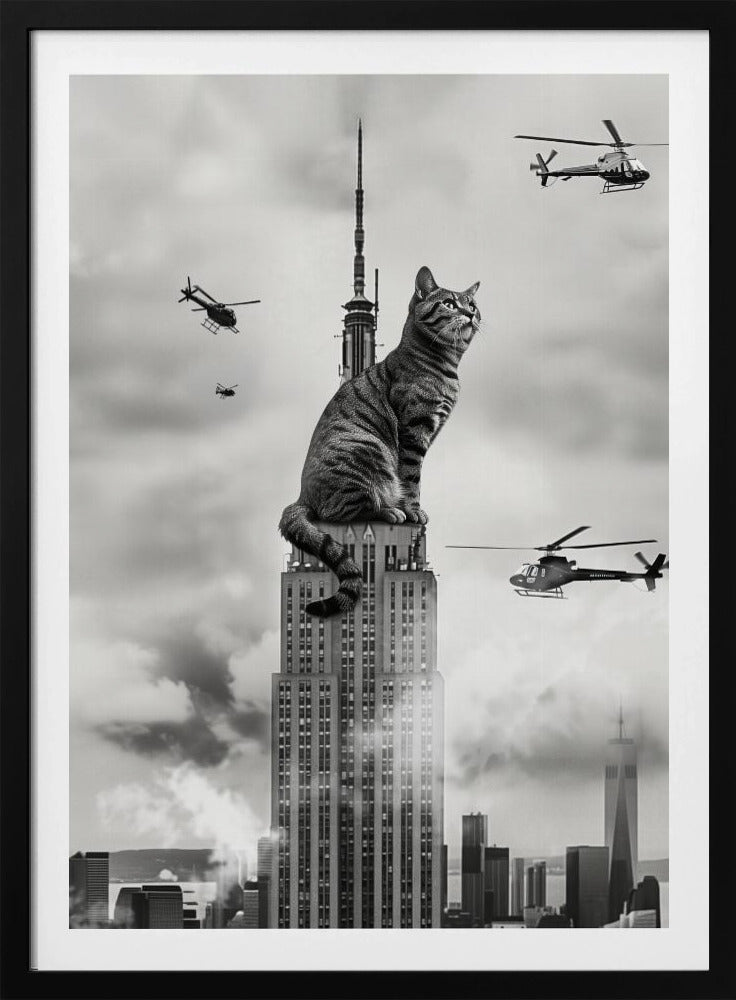 Cat on top - Poster / Art Print