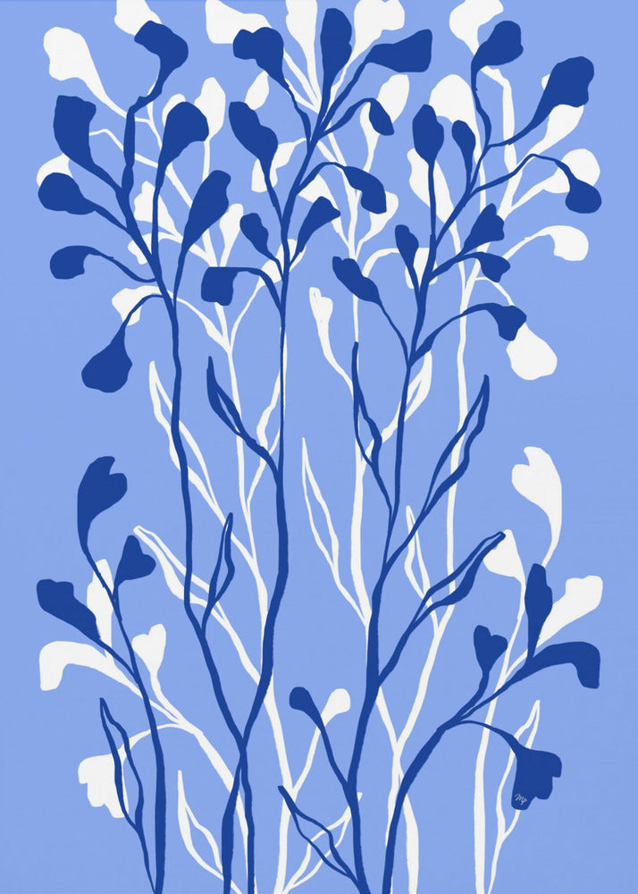 Blue Plants - Poster / Art Print