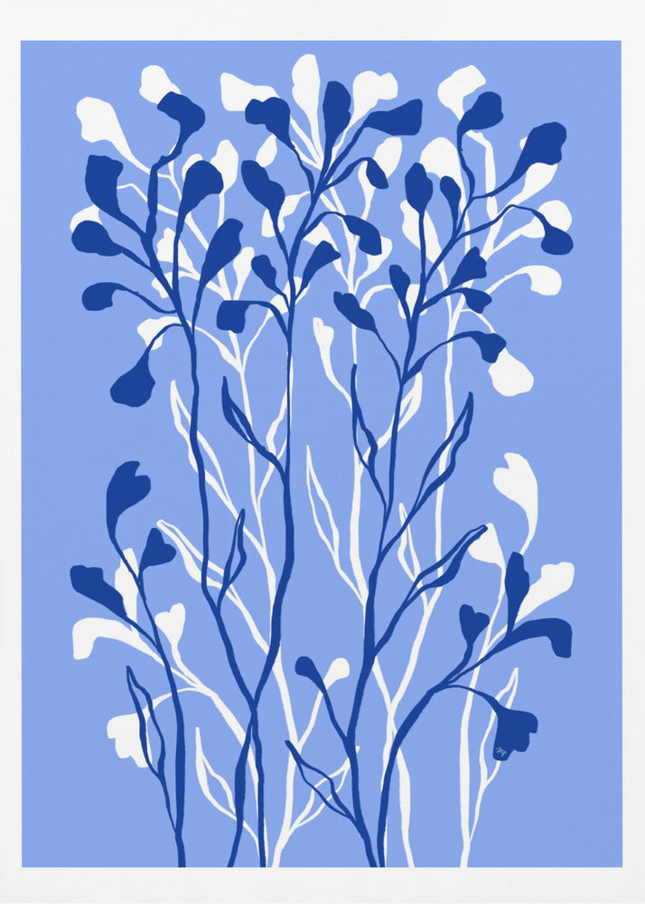 Blue Plants - Poster / Art Print