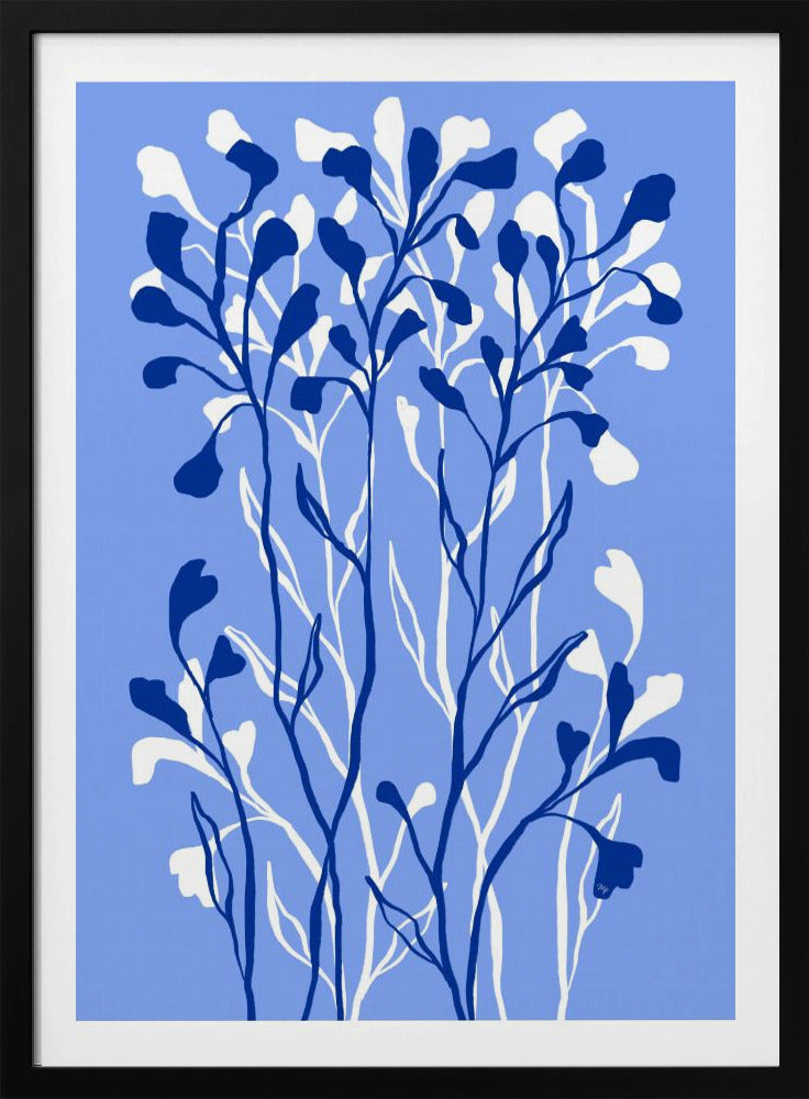 Blue Plants - Poster / Art Print