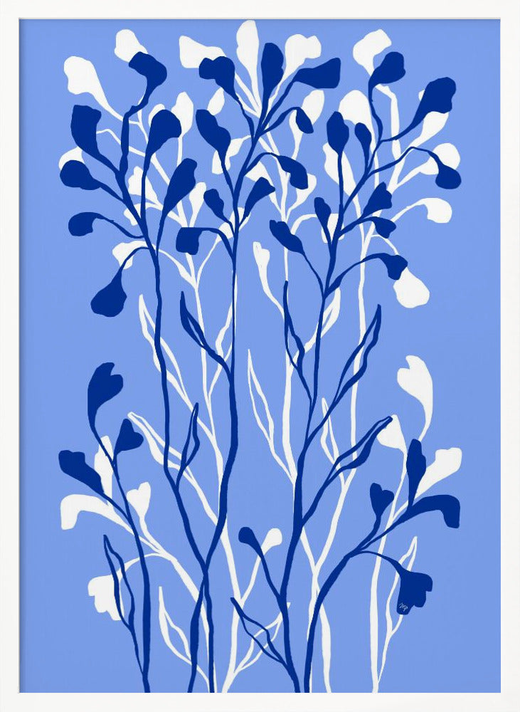 Blue Plants - Poster / Art Print