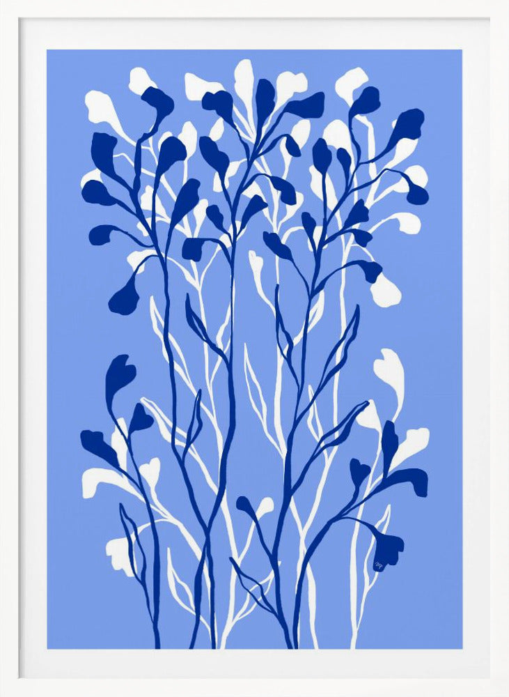 Blue Plants - Poster / Art Print