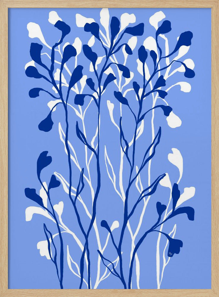 Blue Plants - Poster / Art Print