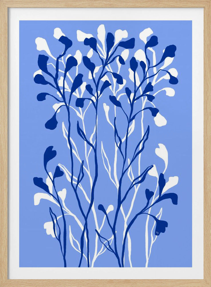 Blue Plants - Poster / Art Print
