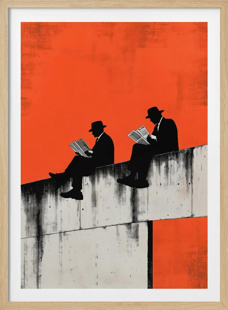 Wall of Reading - Poster / Art Print