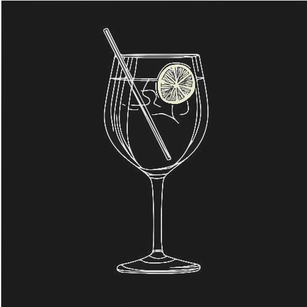 A Glass of Gin and Tonic - Poster / Art Print