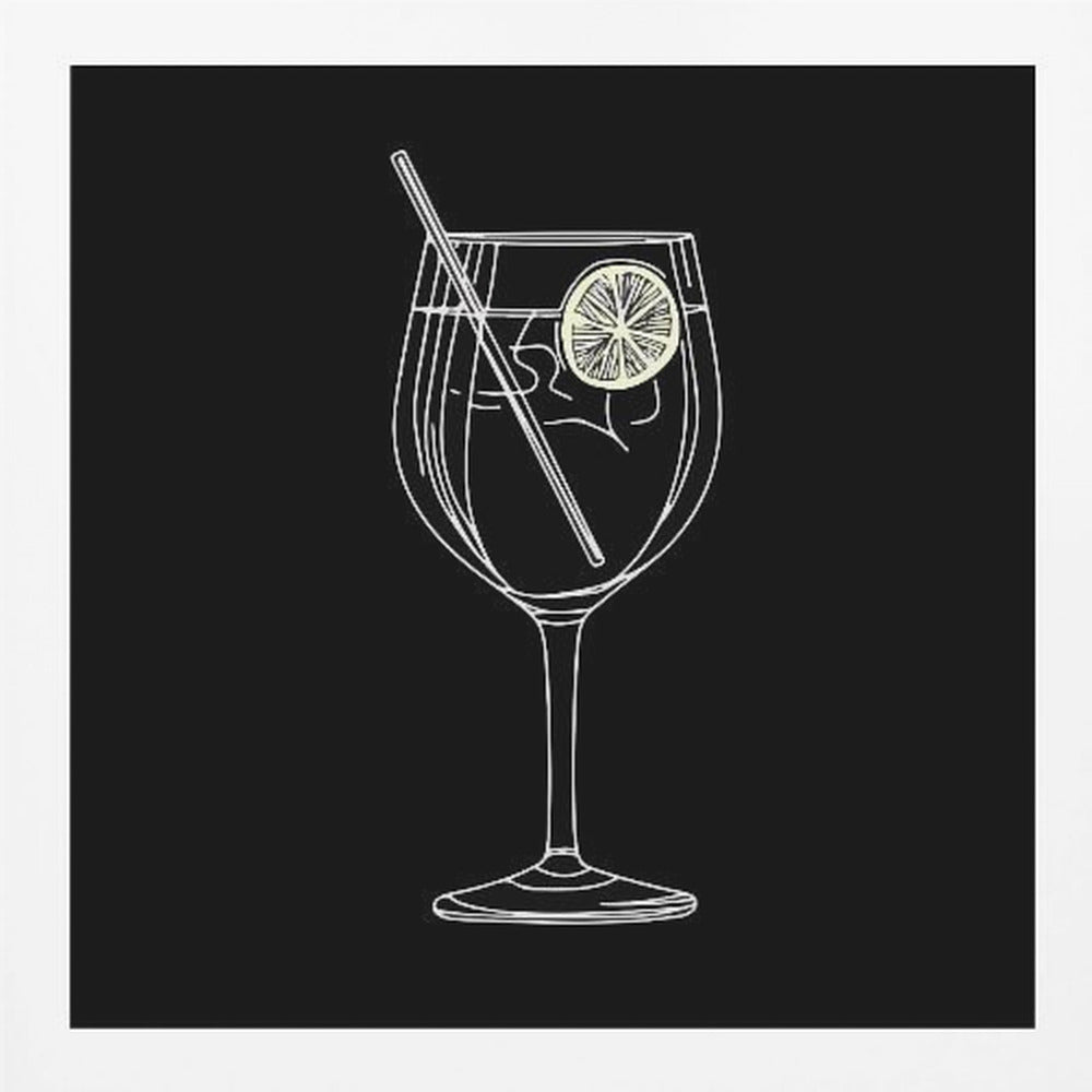 A Glass of Gin and Tonic - Poster / Art Print
