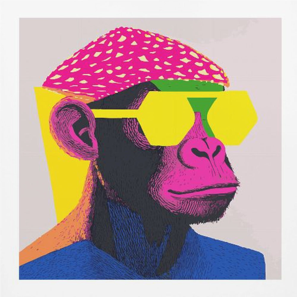 Cool Monkey - Poster / Art Print