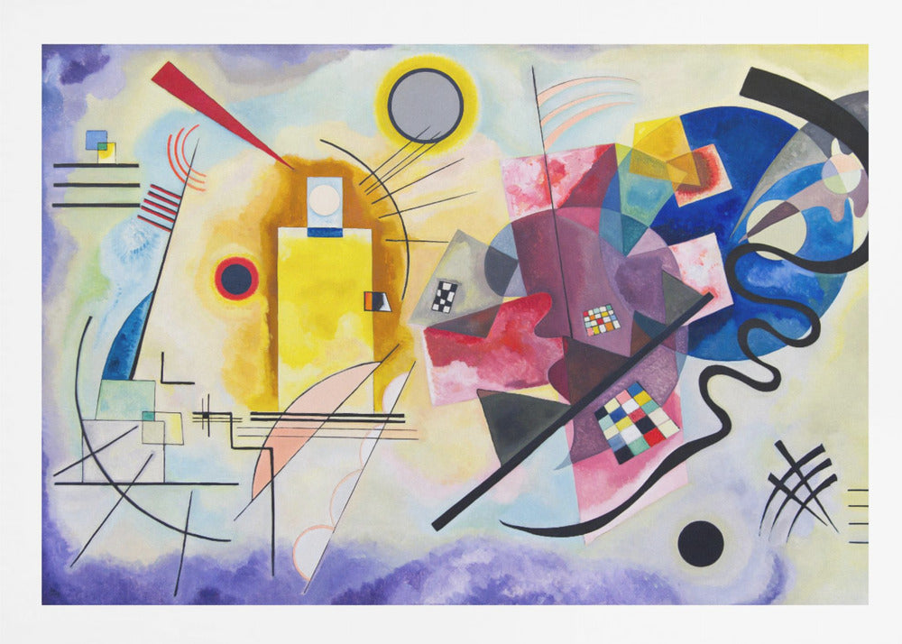 Yellow Red Blue - Poster / Art Print