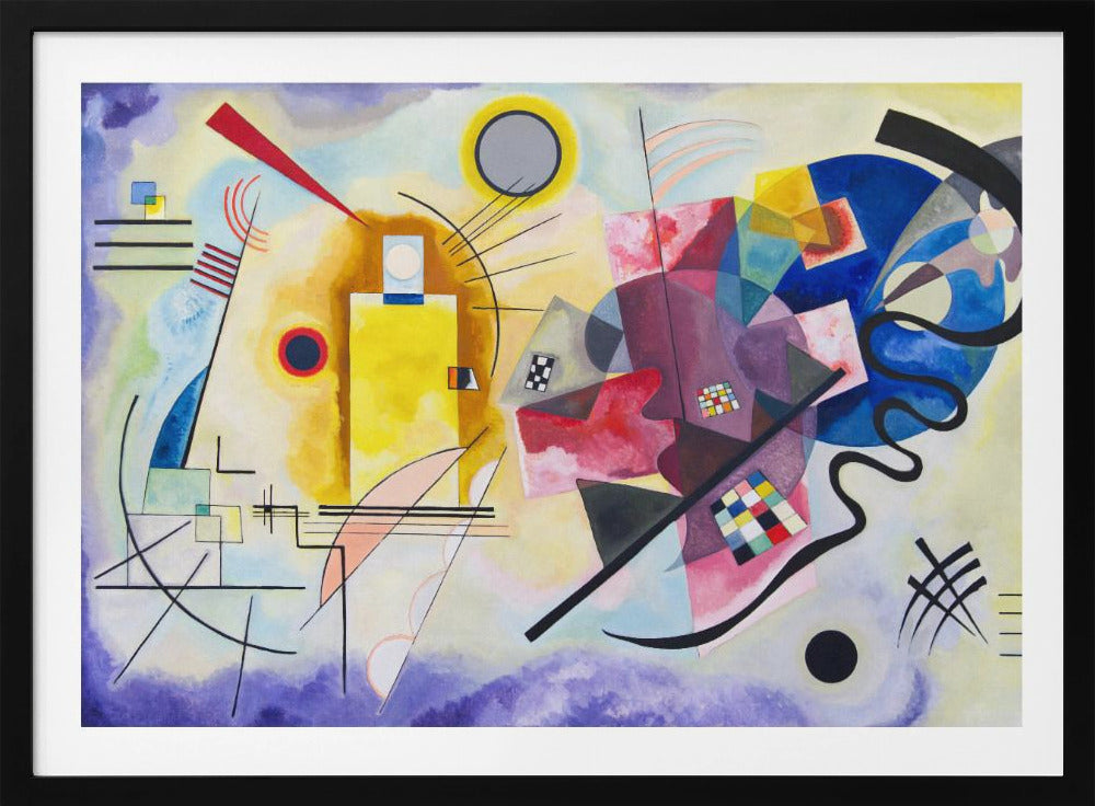 Yellow Red Blue - Poster / Art Print