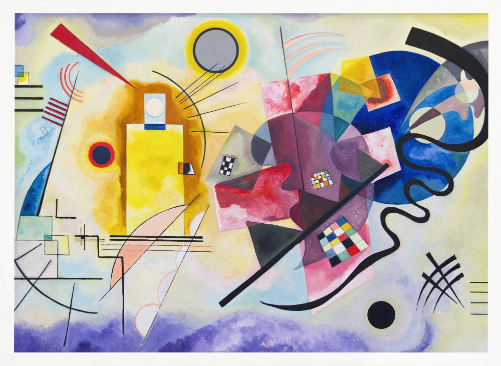 Yellow Red Blue - Poster / Art Print