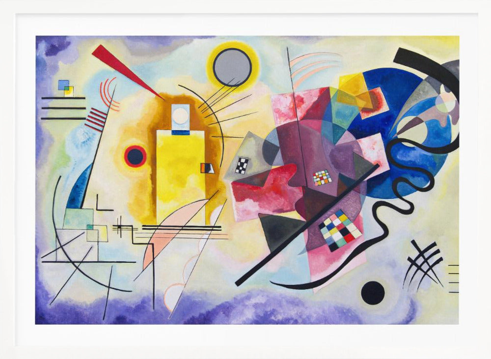 Yellow Red Blue - Poster / Art Print