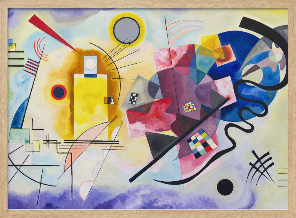 Yellow Red Blue - Poster / Art Print