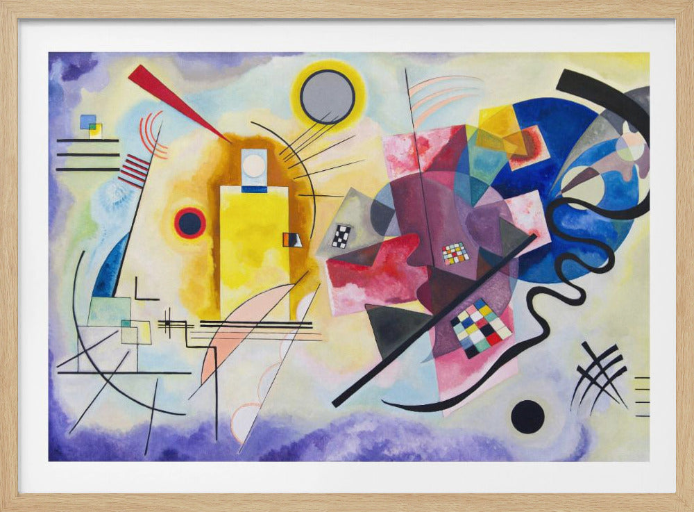 Yellow Red Blue - Poster / Art Print