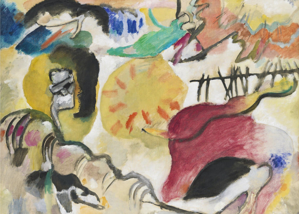 Improvisation 27 (garden of Love II) (1912) - Poster / Art Print