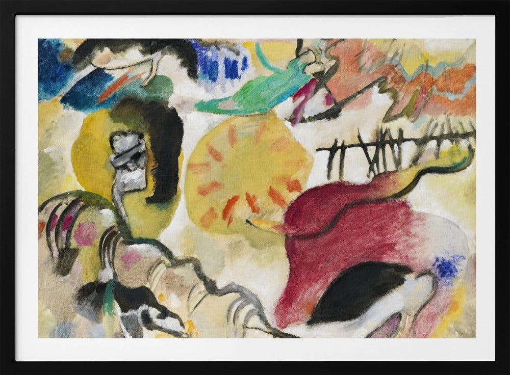 Improvisation 27 (garden of Love II) (1912) - Poster / Art Print