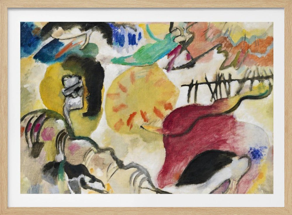 Improvisation 27 (garden of Love II) (1912) - Poster / Art Print