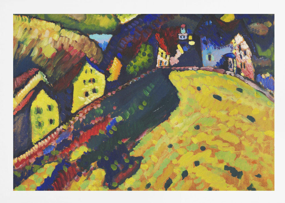 Houses At Murnau (1909) - Poster / Art Print