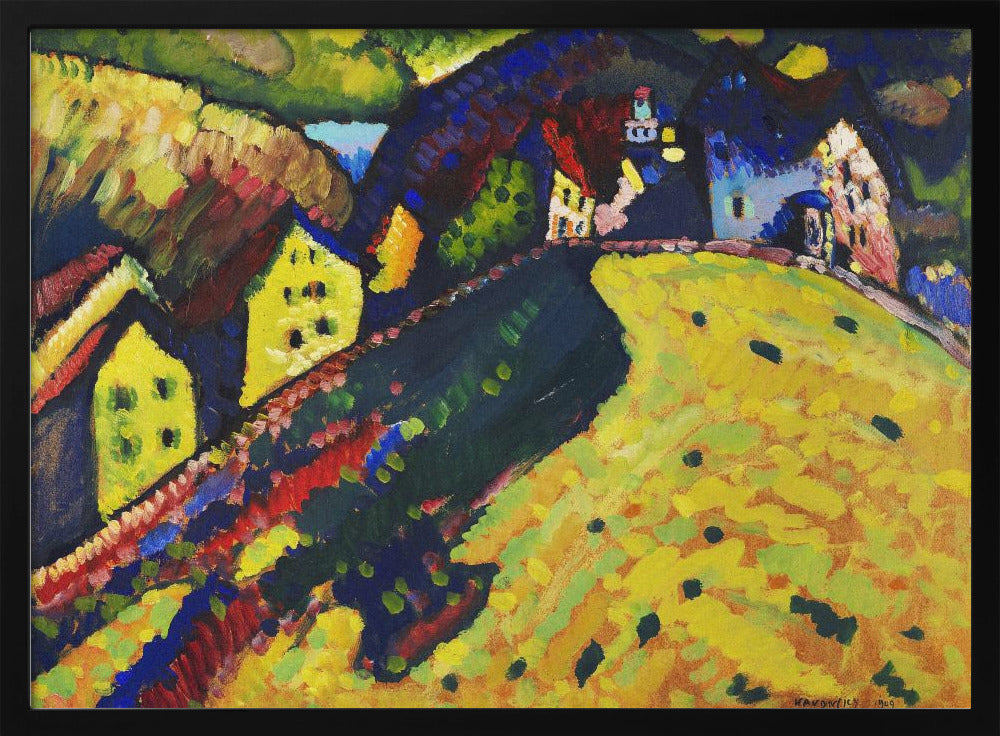 Houses At Murnau (1909) - Poster / Art Print