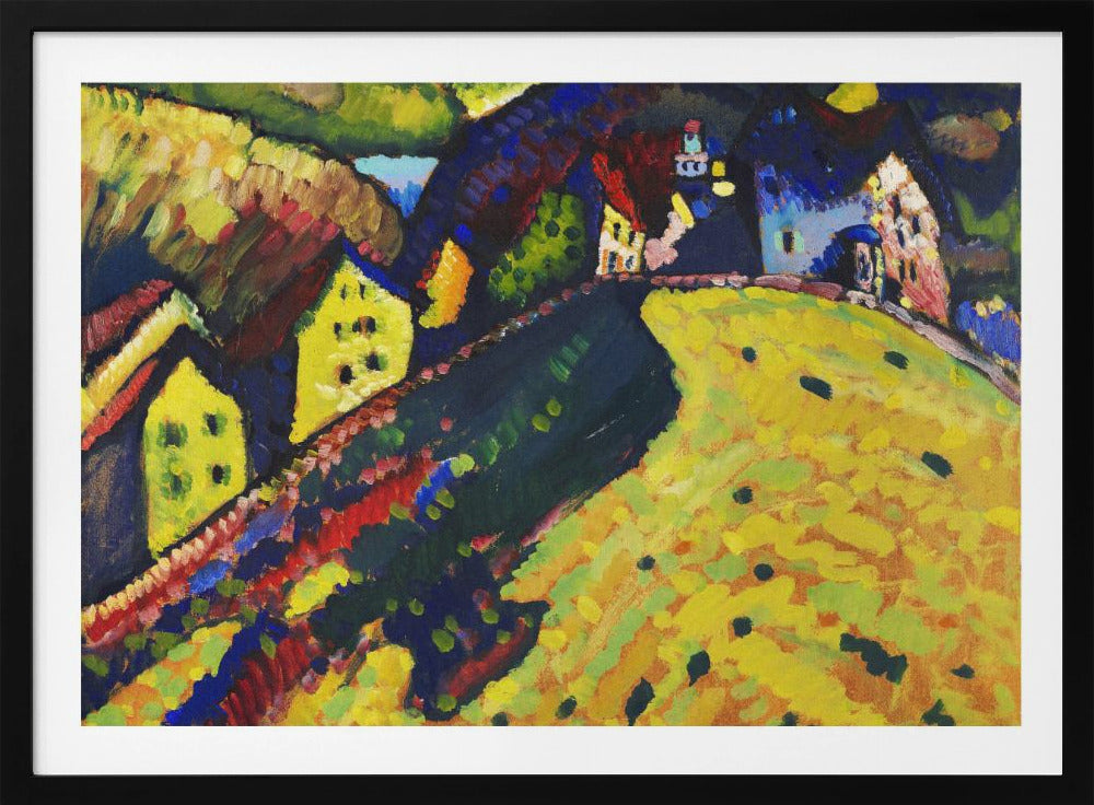 Houses At Murnau (1909) - Poster / Art Print