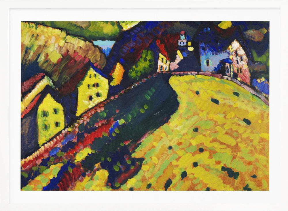 Houses At Murnau (1909) - Poster / Art Print
