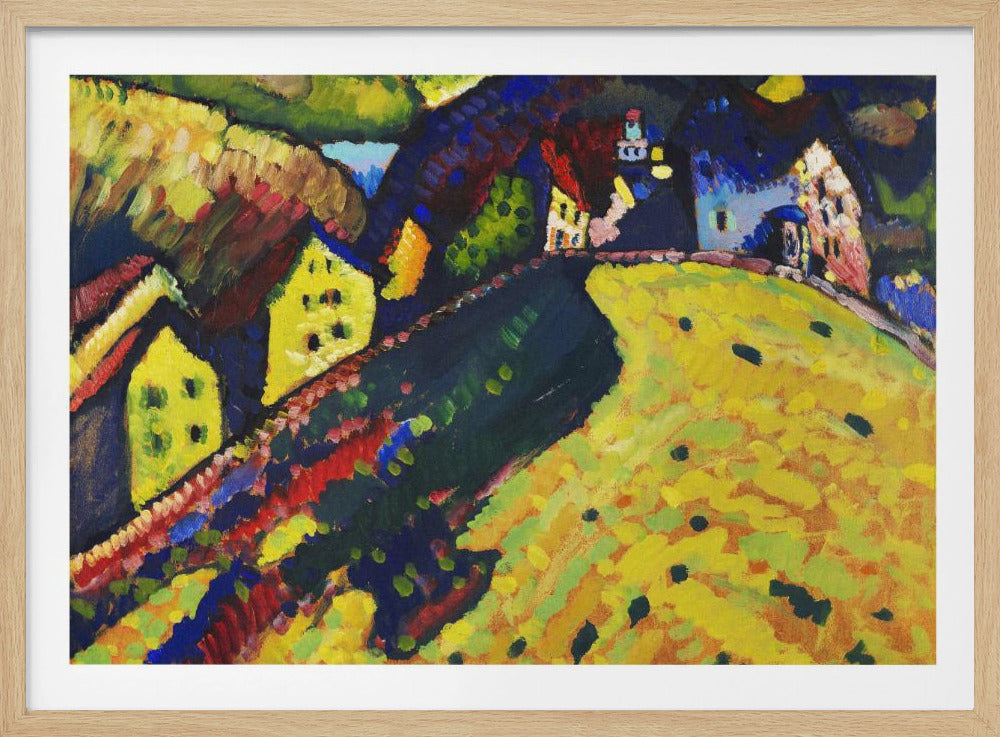 Houses At Murnau (1909) - Poster / Art Print