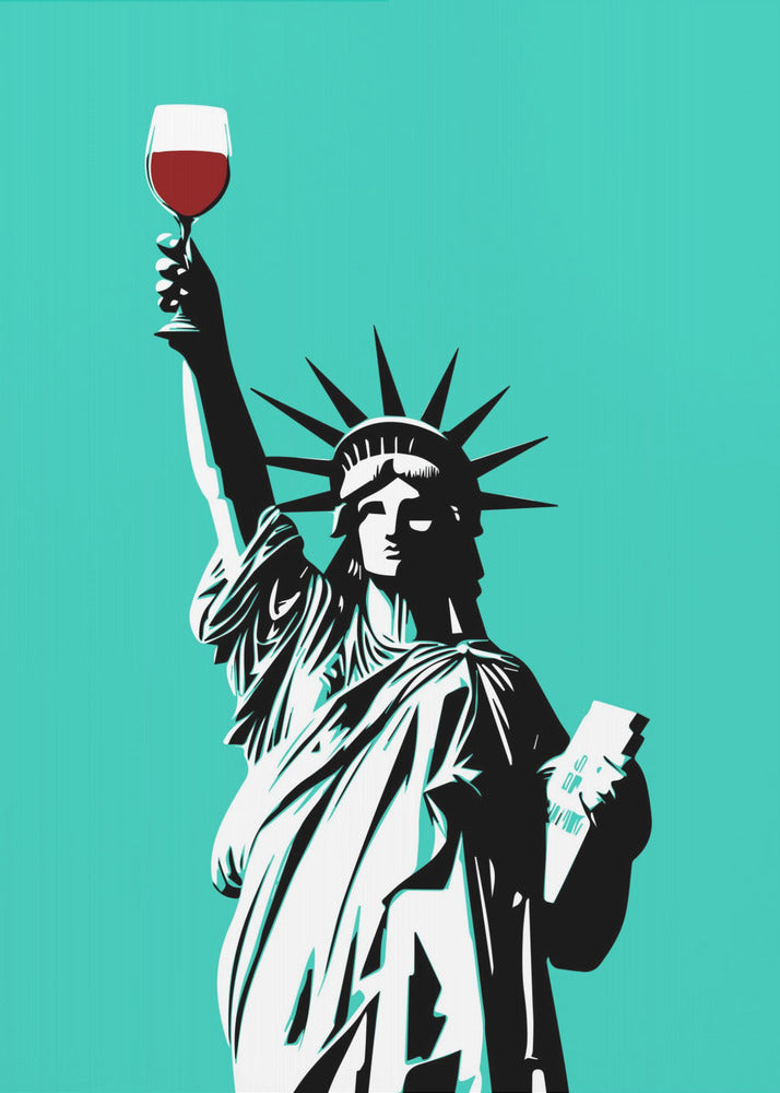 Liberty of Wine - Poster / Art Print