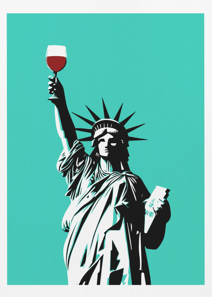 Liberty of Wine - Poster / Art Print