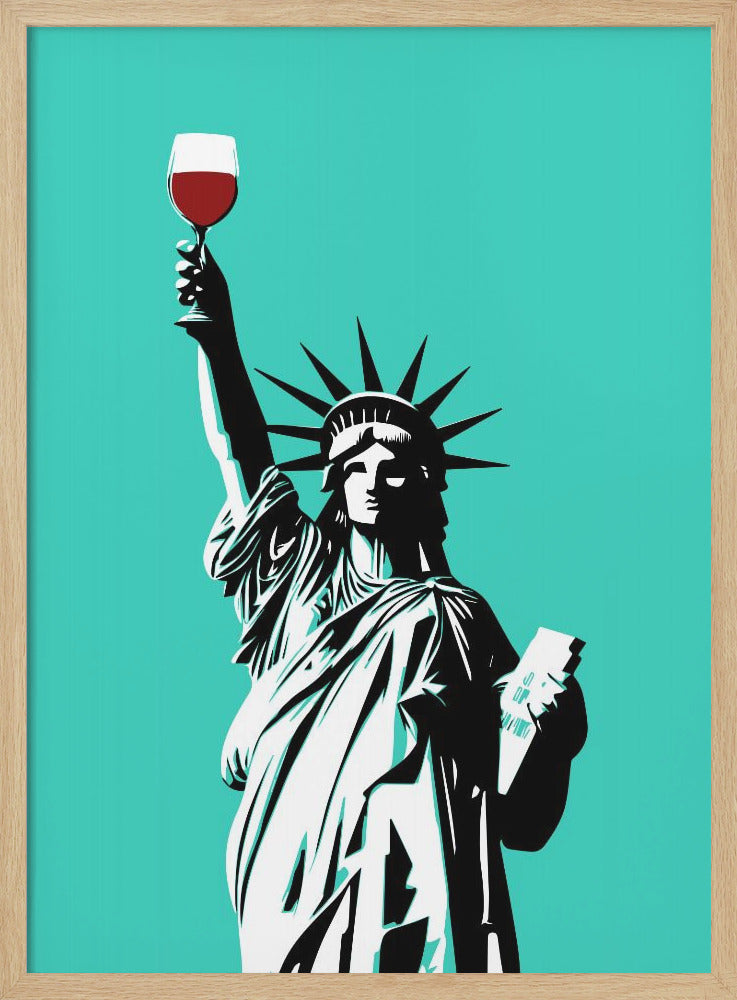 Liberty of Wine - Poster / Art Print