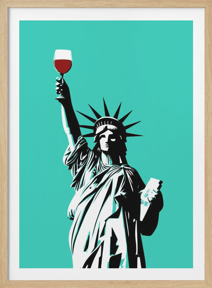 Liberty of Wine - Poster / Art Print