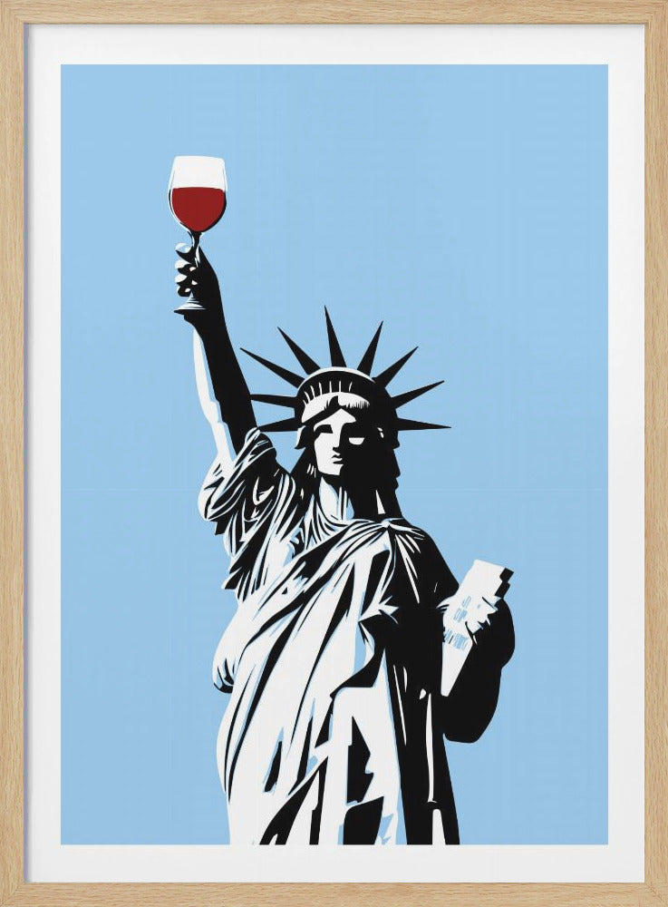 Liberty of Wine - Poster / Art Print