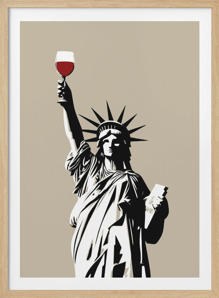 Liberty of Wine - Poster / Art Print