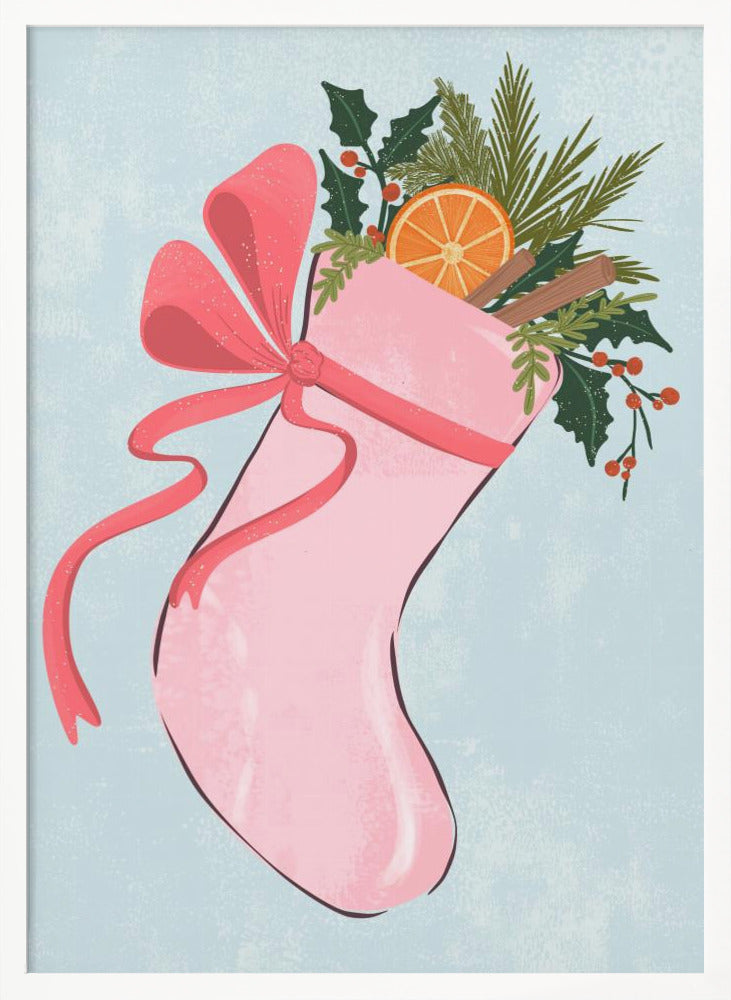 Christmas stocking - Poster / Art Print