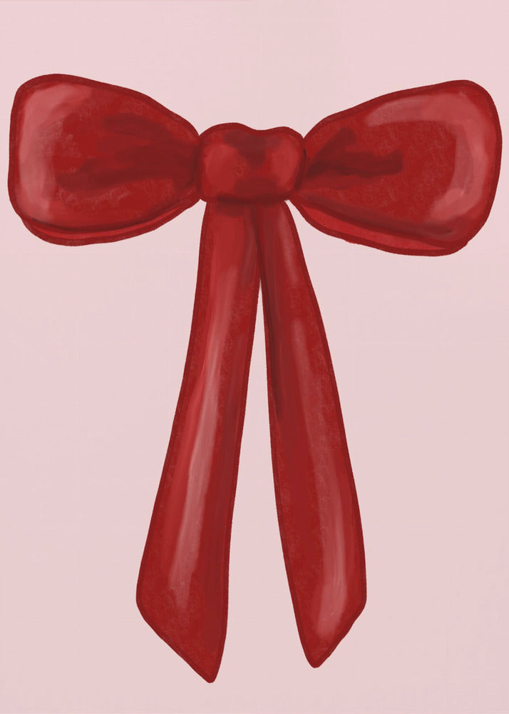 Red Bow - Poster / Art Print