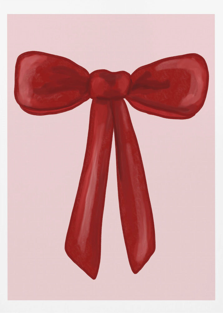Red Bow - Poster / Art Print