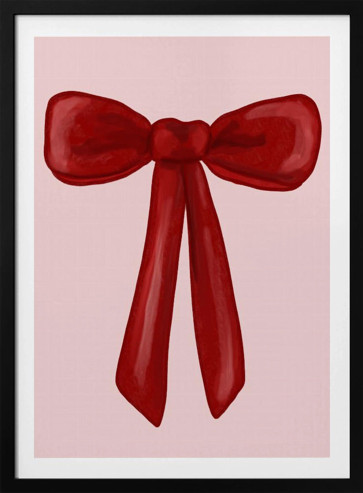 Red Bow - Poster / Art Print