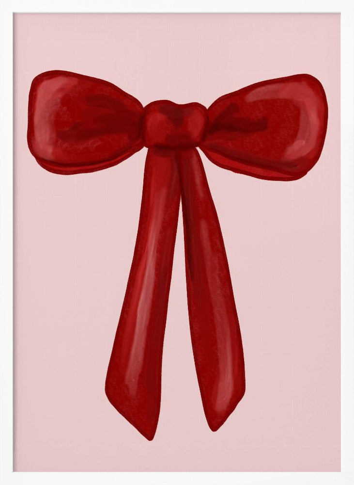 Red Bow - Poster / Art Print