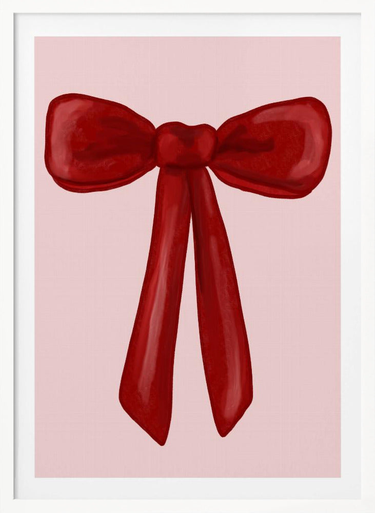Red Bow - Poster / Art Print