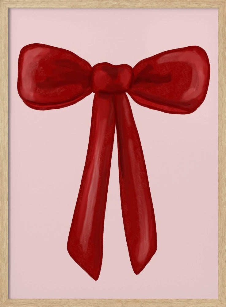 Red Bow - Poster / Art Print