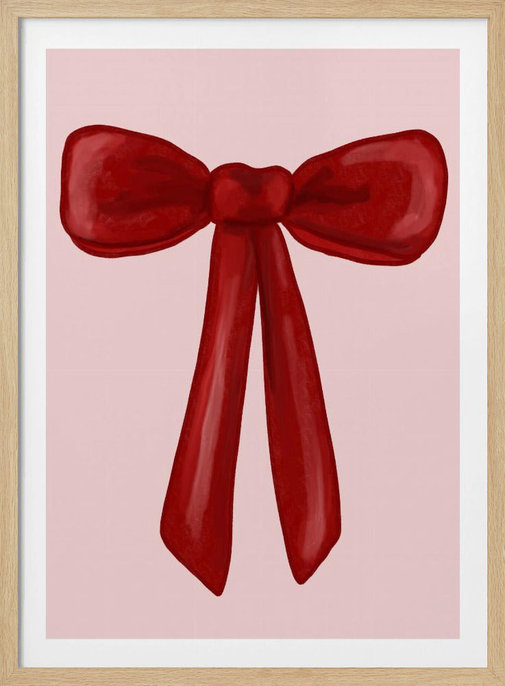 Red Bow - Poster / Art Print