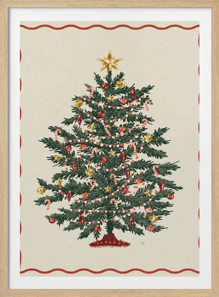 Christmas tree - Poster / Art Print