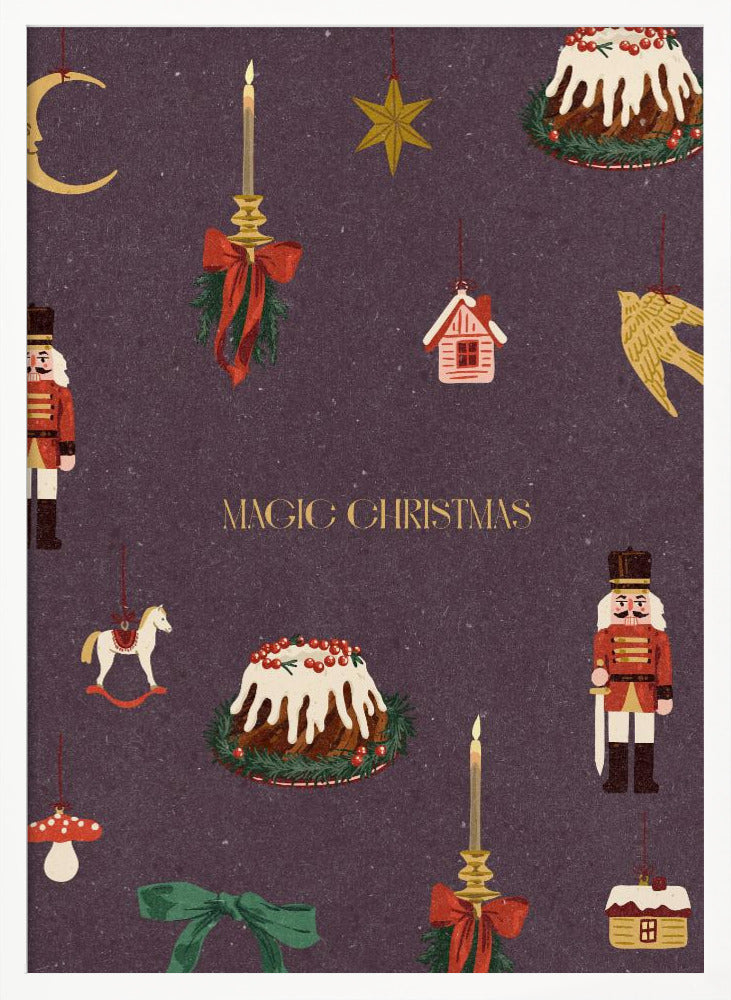 Cozy Christmas Things - Poster / Art Print